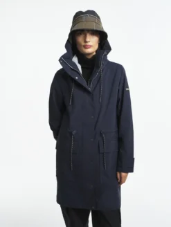 Parka GORE-TEX® longue fishtail T-KIT™ - Bleu