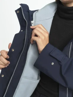 Parka GORE-TEX® longue fishtail T-KIT™ - Bleu