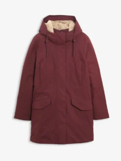 Parka GORE-TEX® mi-longue ajustée - Bordeaux