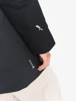 Parka GORE-TEX® mi-longue ajustée - Noir