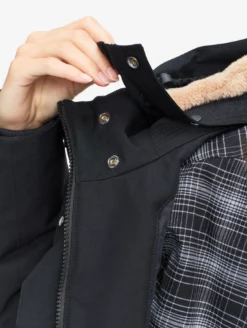 Parka GORE-TEX® mi-longue ajustée - Noir