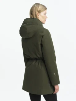 Parka GORE-TEX® mi-longue ajustée - Kaki
