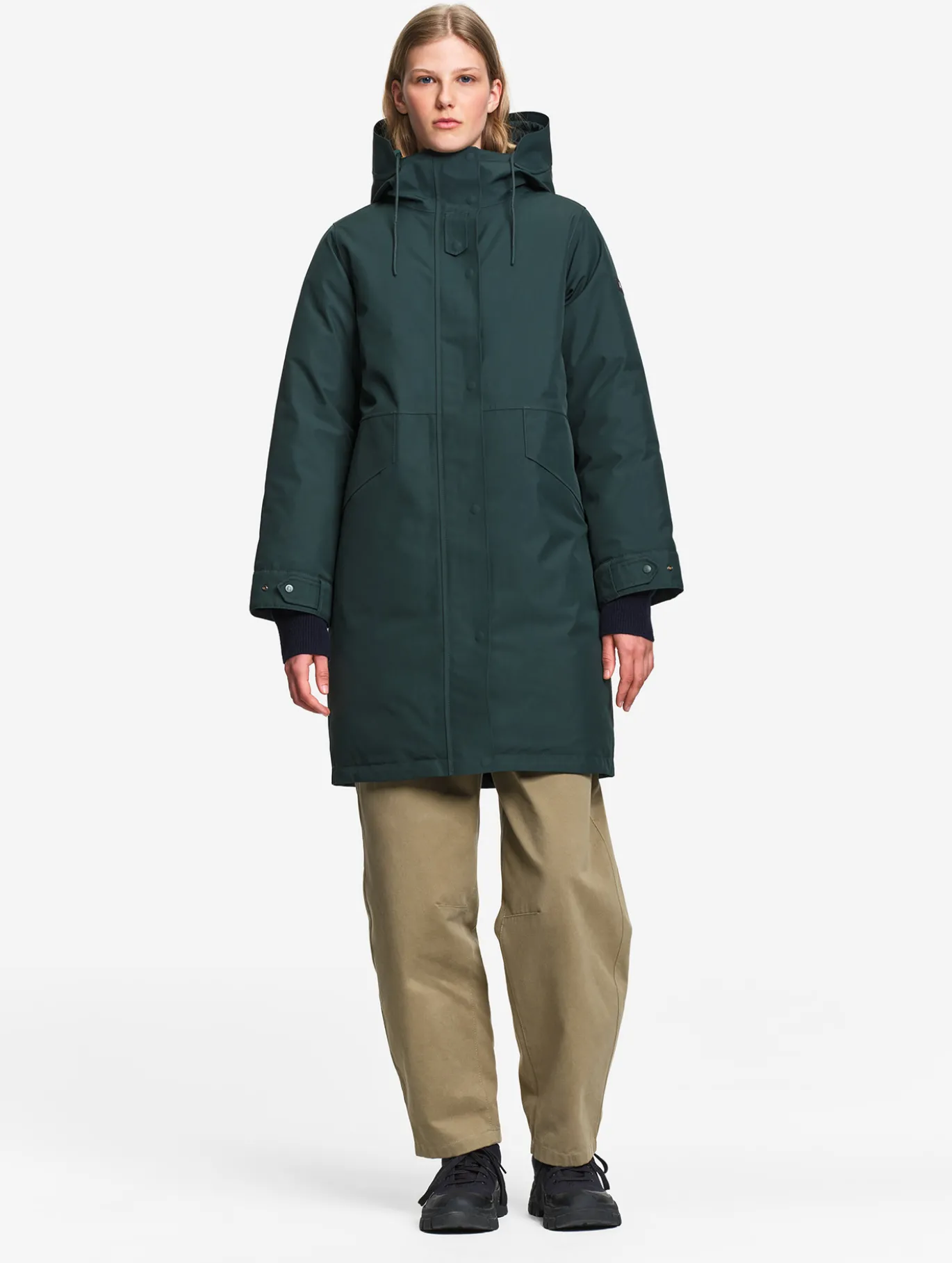Parka GORE-TEX® & PrimaLoft® longue matelassée - Vert