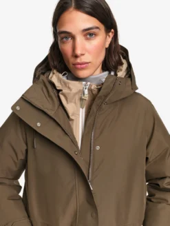 Parka GORE-TEX® & PrimaLoft® longue matelassée - Marron