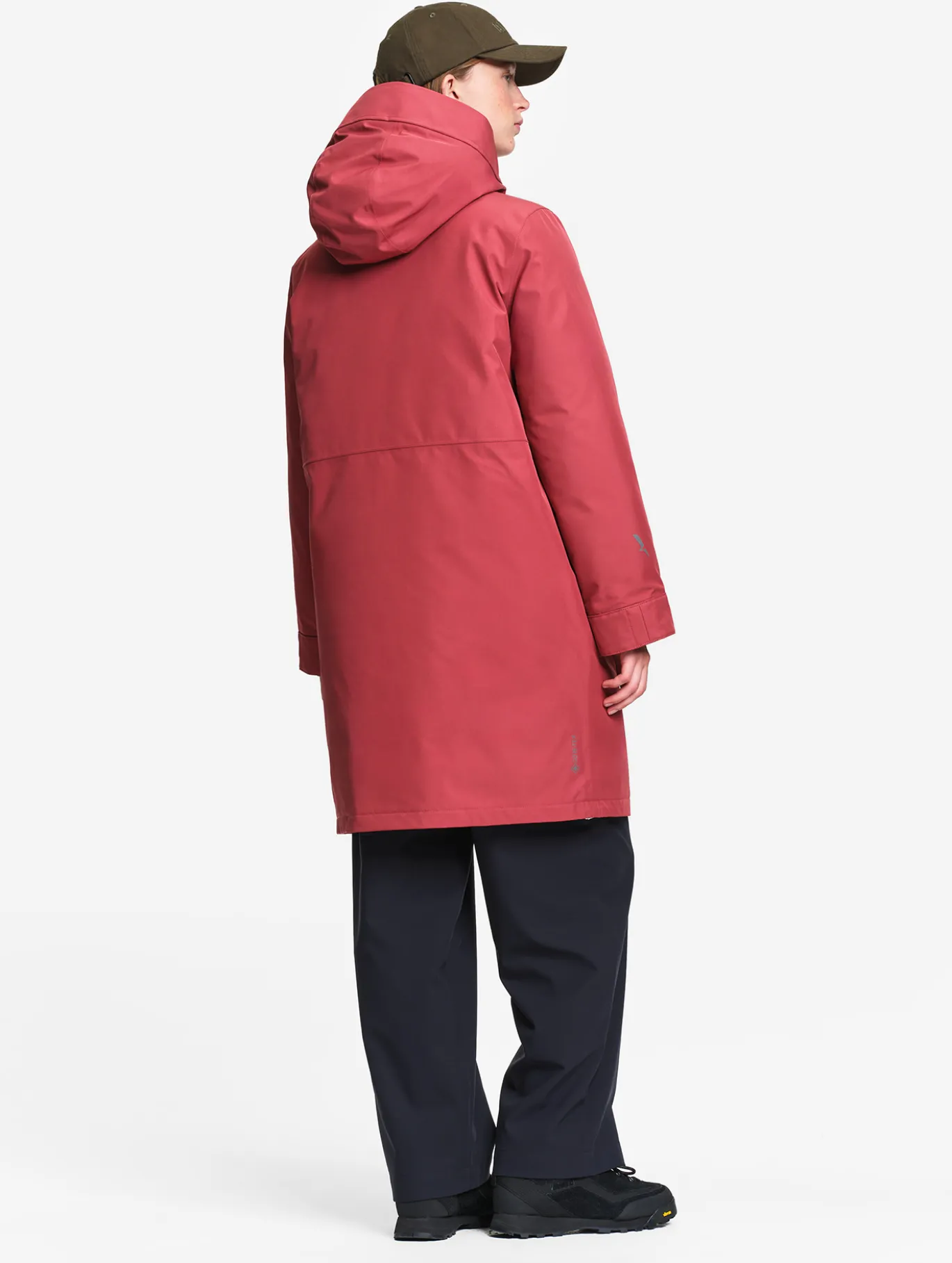 Parka GORE-TEX® & PrimaLoft® longue matelassée - Rouge