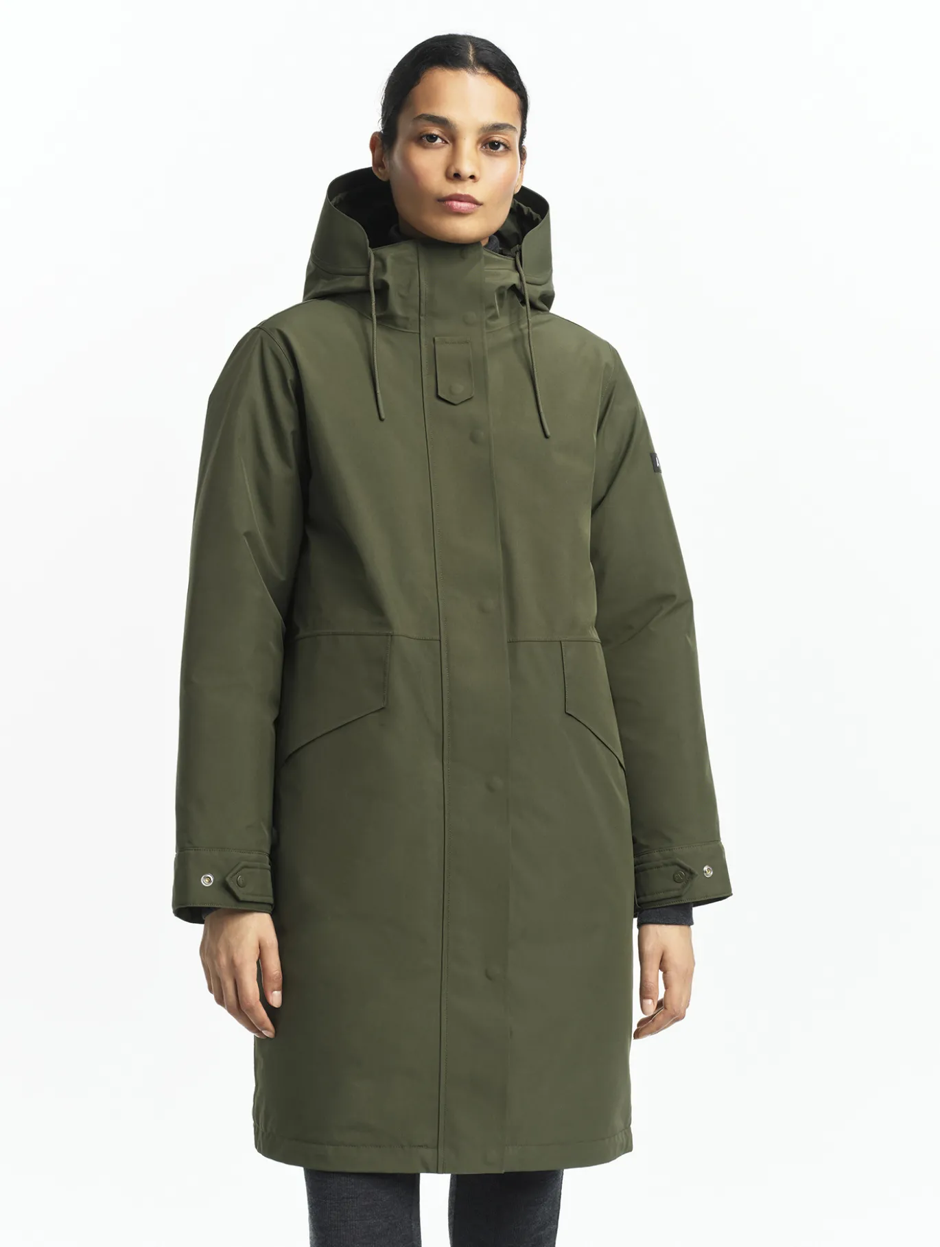 Parka GORE-TEX® & PrimaLoft® longue matelassée - Kaki
