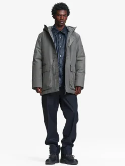 Parka GORE-TEX® & Repreve® longue imperméable et chaude - Gris