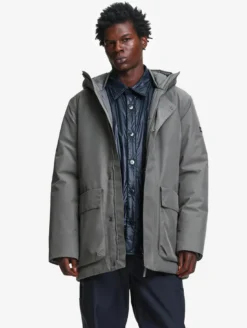 Parka GORE-TEX® & Repreve® longue imperméable et chaude - Gris