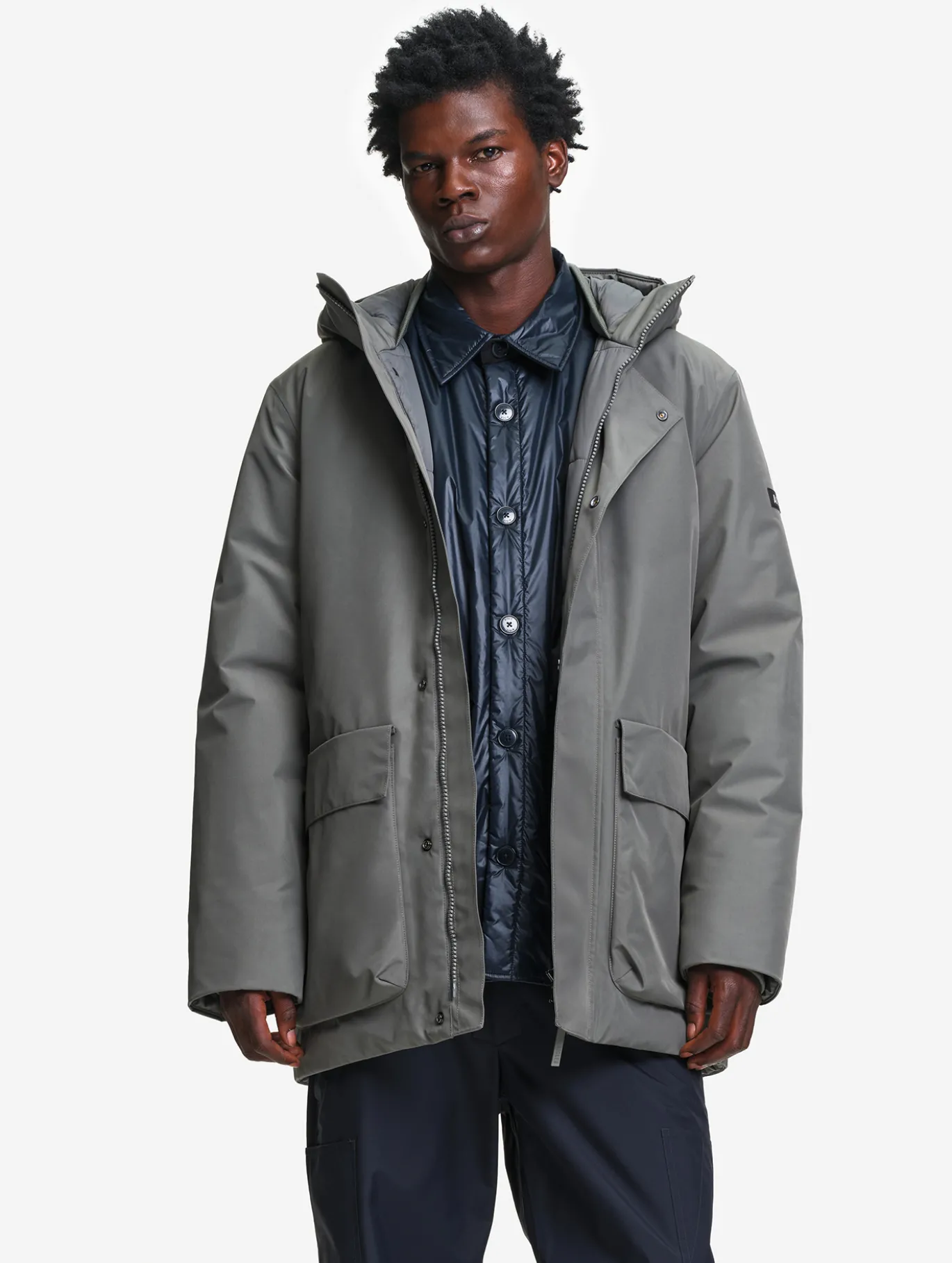 Parka GORE-TEX® & Repreve® longue imperméable et chaude - Gris