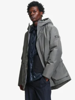 Parka GORE-TEX® & Repreve® longue imperméable et chaude - Gris