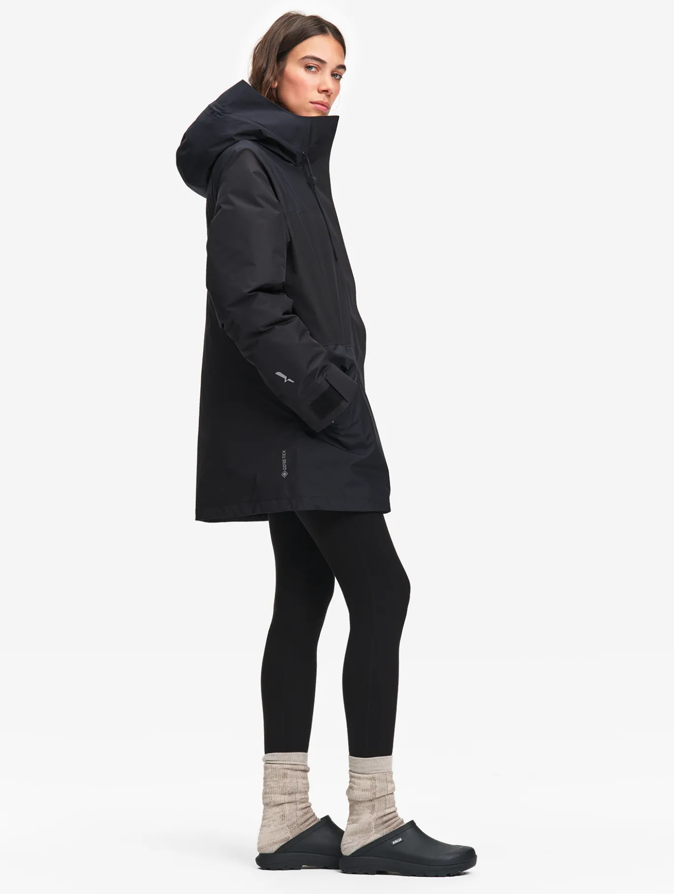 Parka GORE-TEX® & Repreve® matelassée mi-longue - Noir