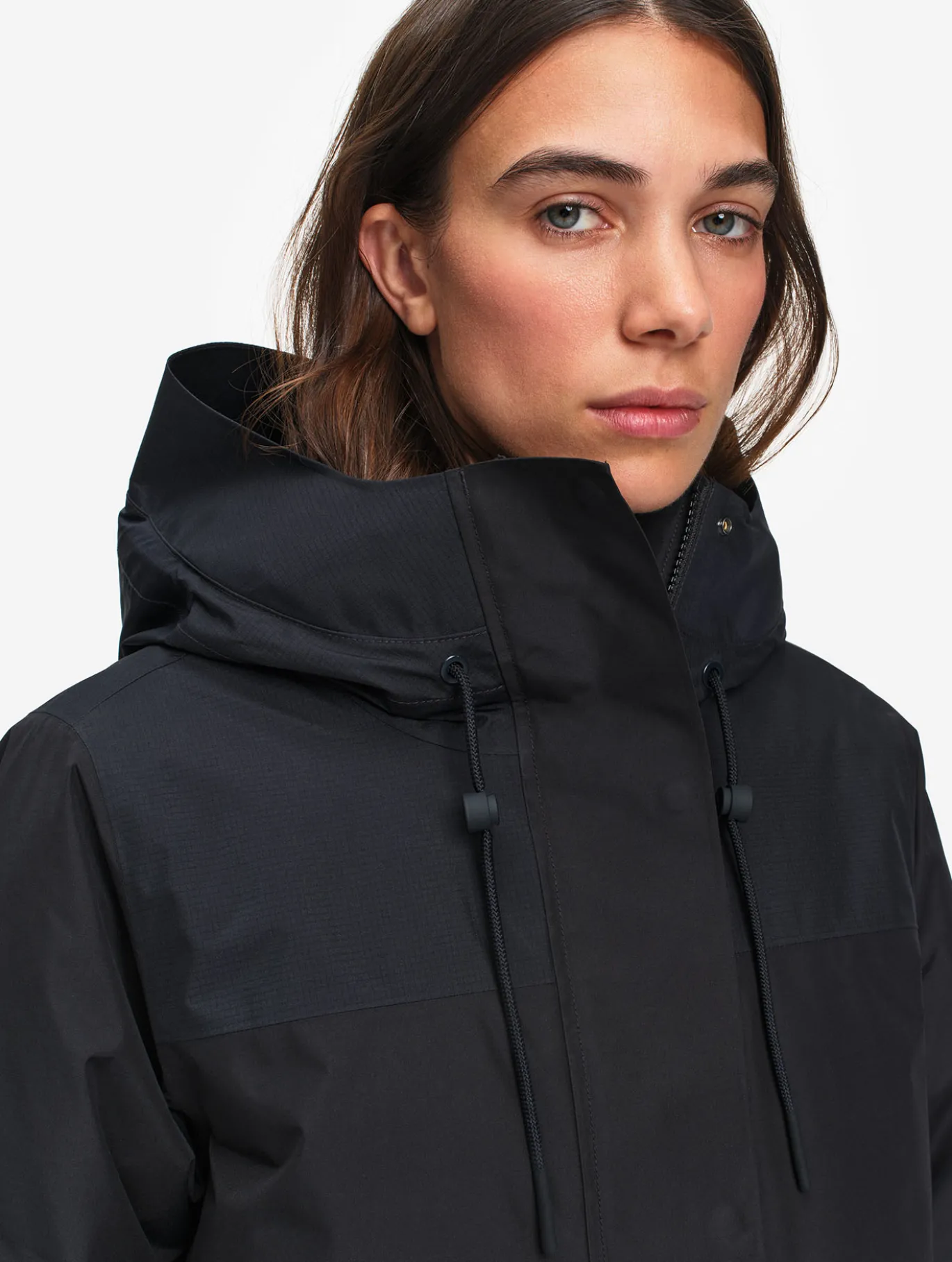 Parka GORE-TEX® & Repreve® matelassée mi-longue - Noir