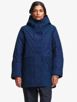 Parka GORE-TEX® & Repreve® matelassée mi-longue - Bleu