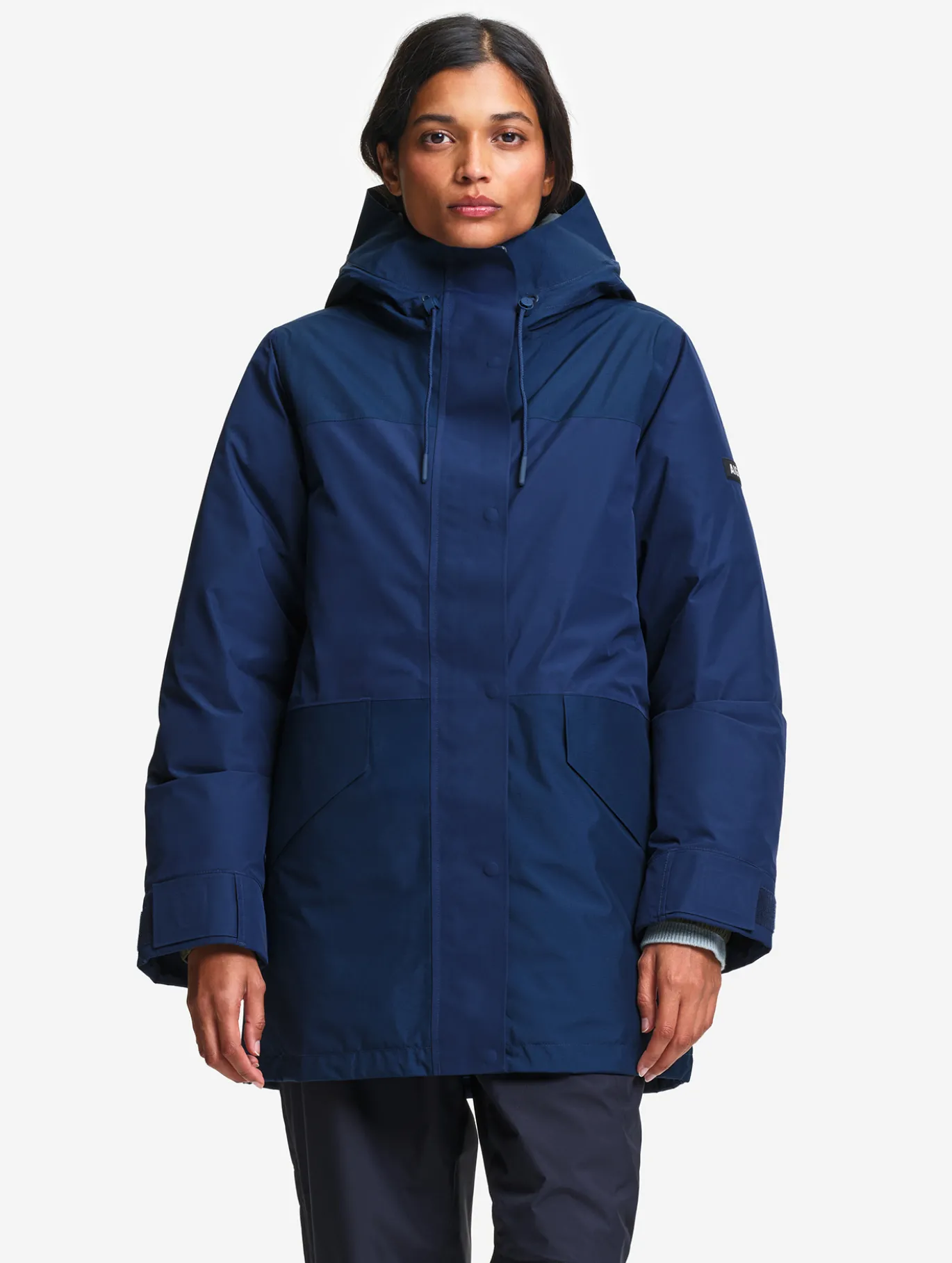 Parka GORE-TEX® & Repreve® matelassée mi-longue - Bleu