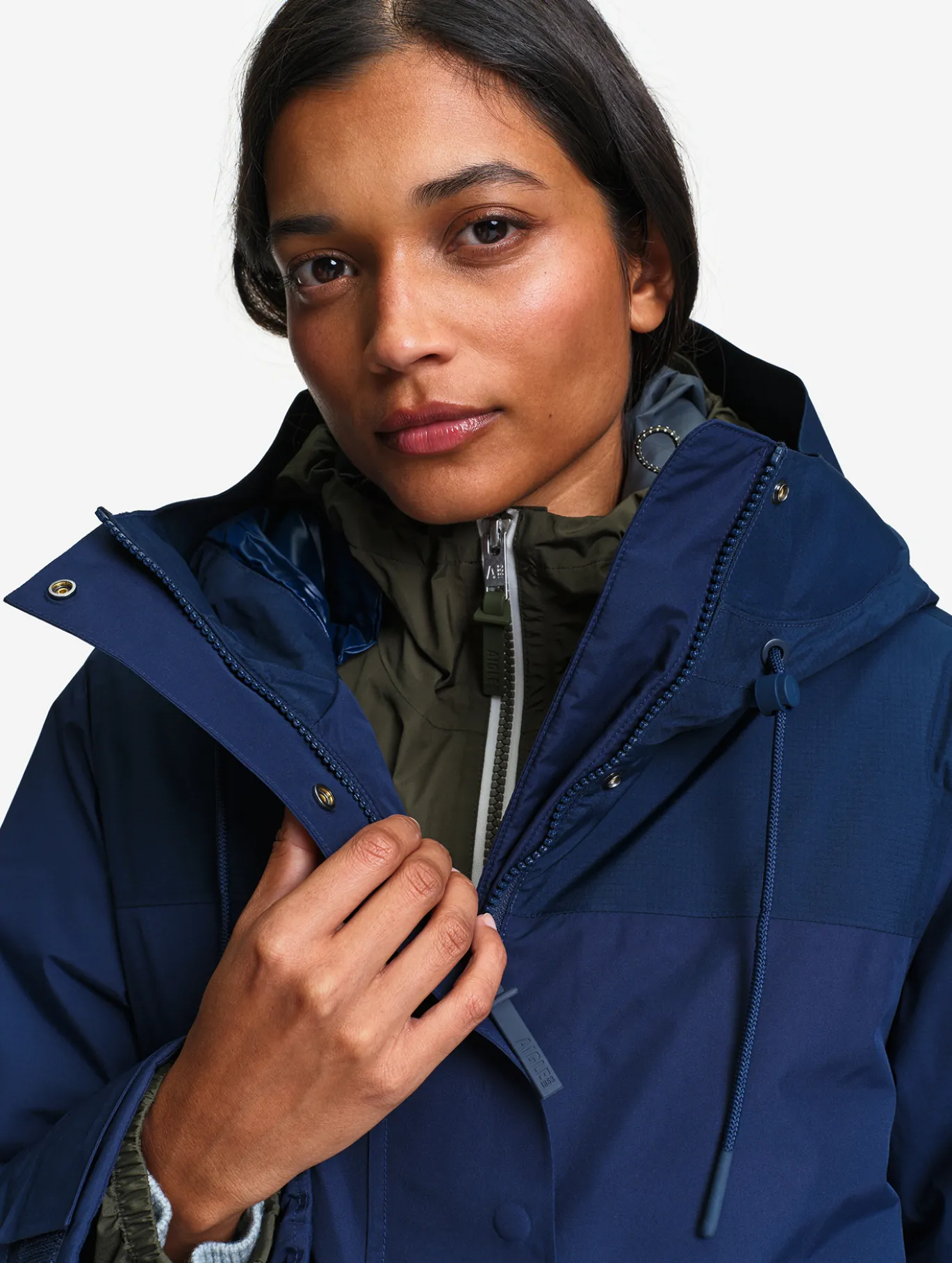 Parka GORE-TEX® & Repreve® matelassée mi-longue - Bleu