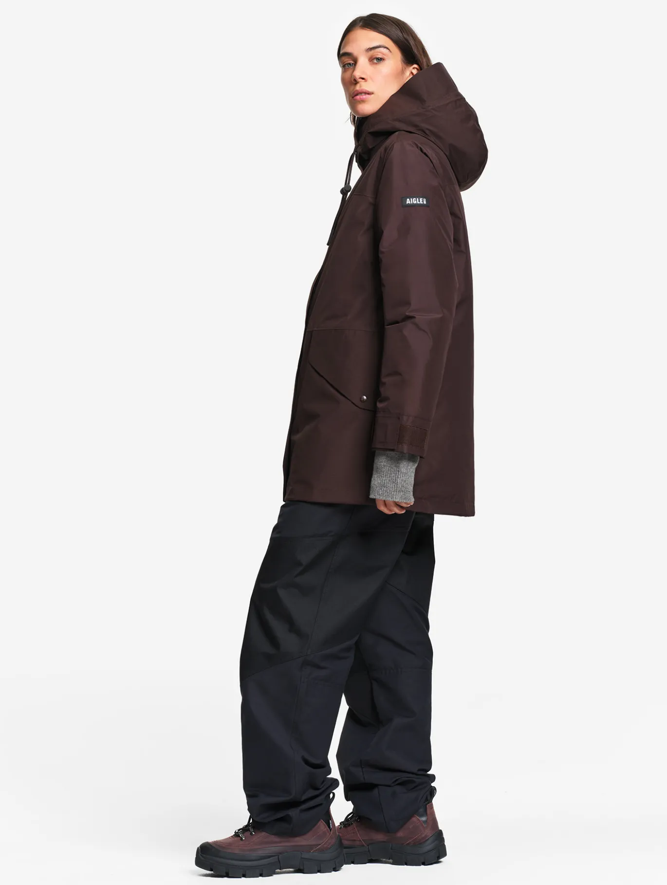Parka GORE-TEX® & Repreve® matelassée mi-longue - Marron