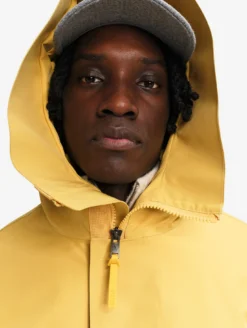 Parka GORE-TEX® ultra-chaude longue à capuche matelassée - Jaune