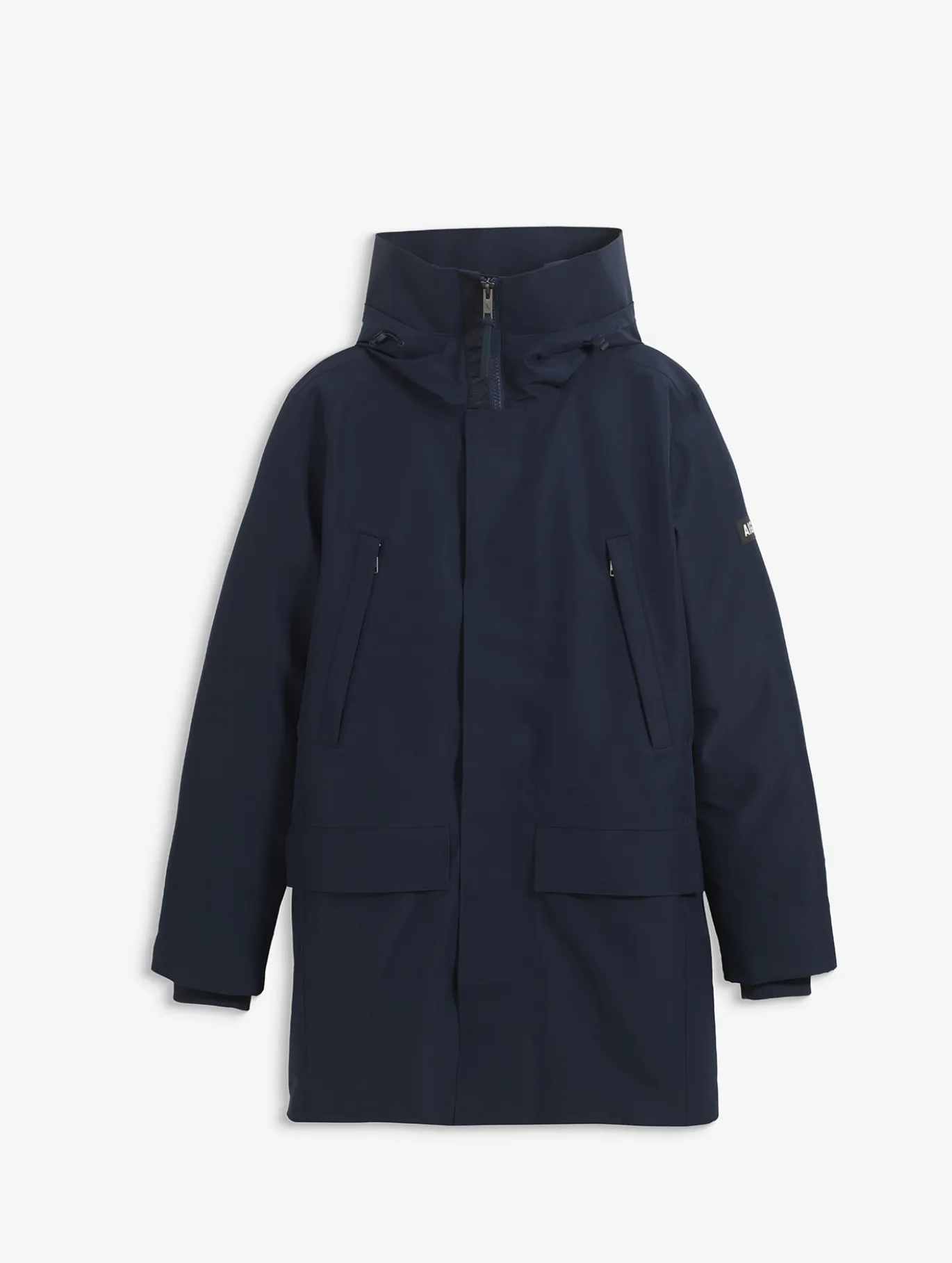 Parka GORE-TEX® ultra-chaude longue à capuche matelassée - Bleu