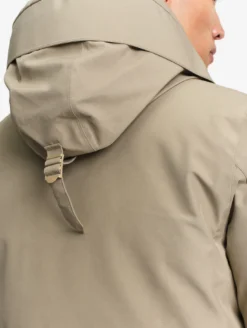 Parka GORE-TEX® ultra-chaude longue à capuche matelassée - Beige