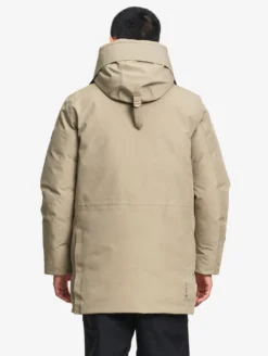 Parka GORE-TEX® ultra-chaude longue à capuche matelassée - Beige