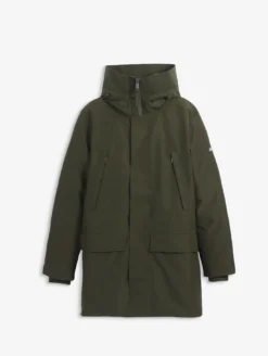 Parka GORE-TEX® ultra-chaude longue à capuche matelassée - Kaki