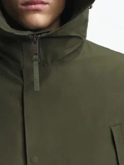 Parka GORE-TEX® ultra-chaude longue à capuche matelassée - Kaki