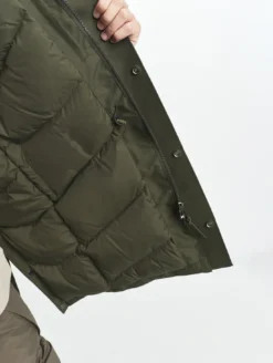 Parka GORE-TEX® ultra-chaude longue à capuche matelassée - Kaki