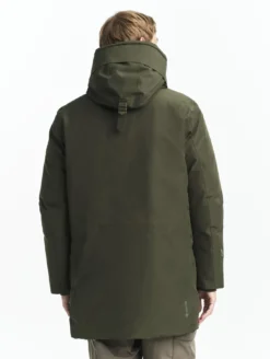 Parka GORE-TEX® ultra-chaude longue à capuche matelassée - Kaki