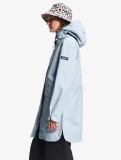 Parka longue à capuche GORE-TEX® - Bleu