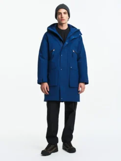 Parka longue d'hiver MTD™, multi-poches - Bleu