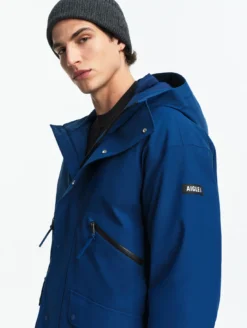 Parka longue d'hiver MTD™, multi-poches - Bleu