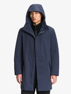 Parka longue MTD™avec capuche - Bleu