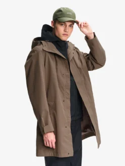 Parka longue MTD™avec capuche - Marron