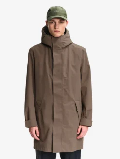 Parka longue MTD™avec capuche - Marron