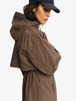 Parka mi-longue à taille ajustable MTD™ - Marron
