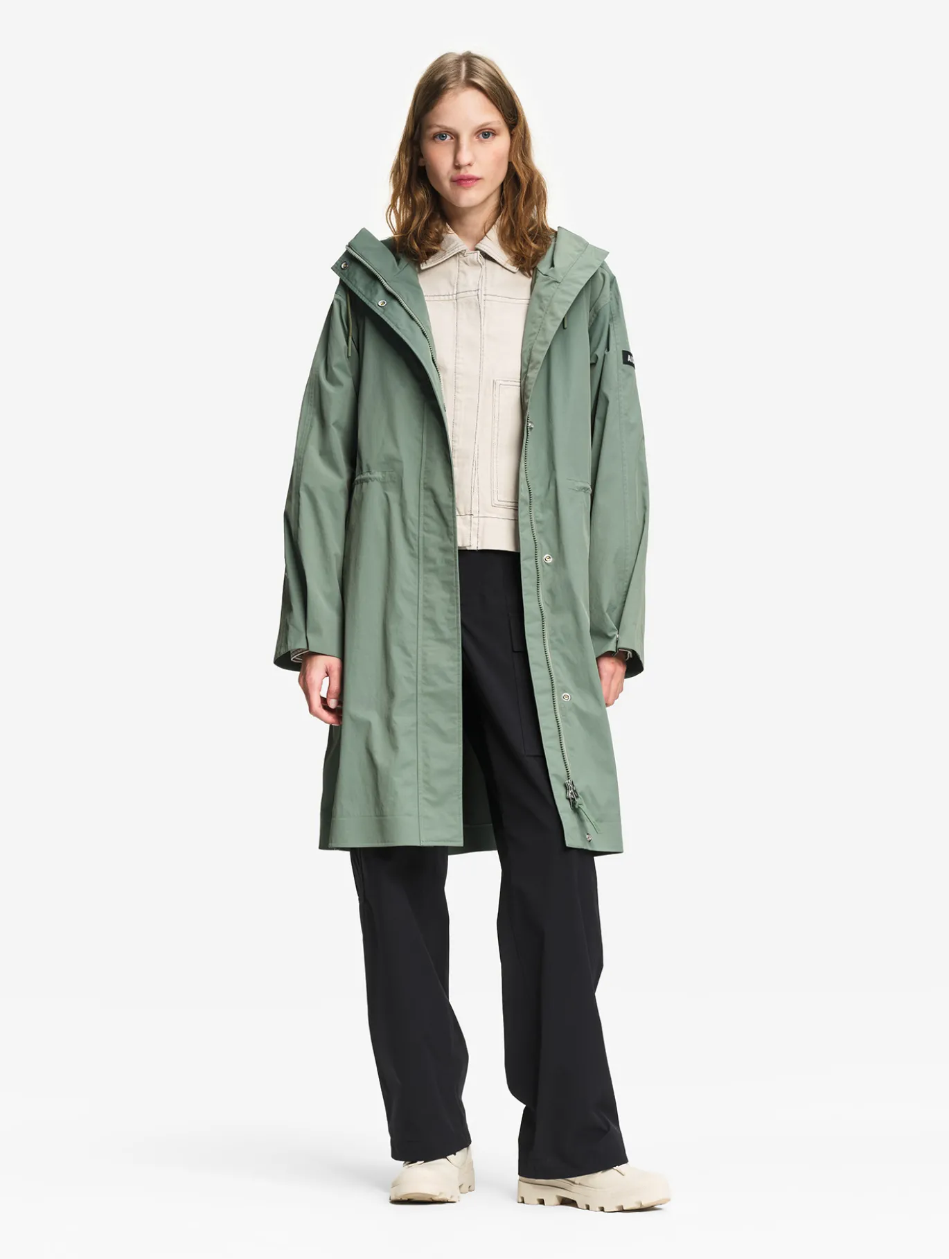 Parka mi-longue à taille ajustable MTD™ - Vert