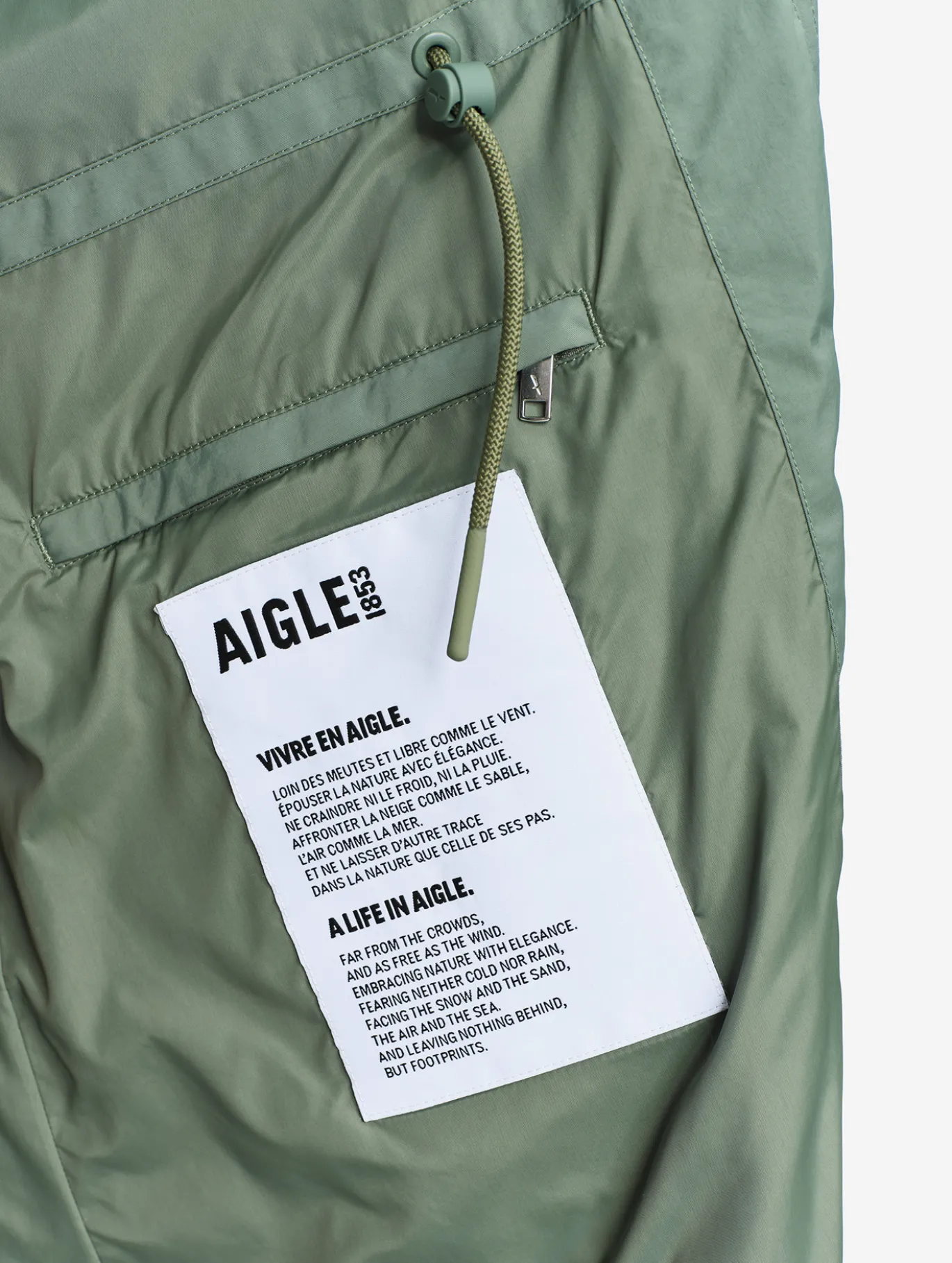 Parka mi-longue à taille ajustable MTD™ - Vert