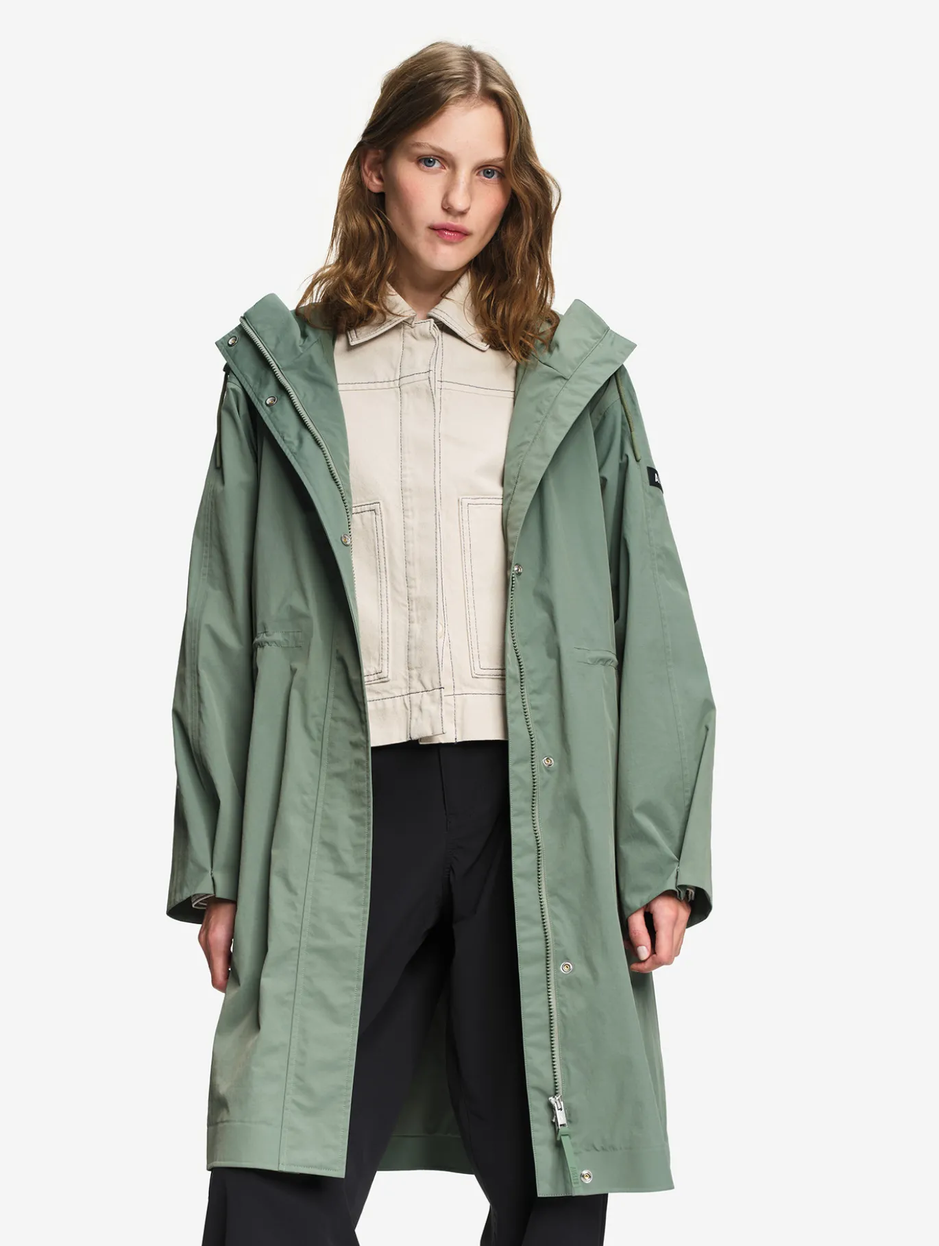 Parka mi-longue à taille ajustable MTD™ - Vert