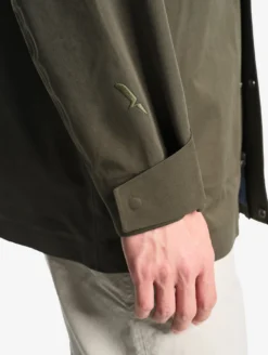 Parka MTD™ 3 couches toucher coton mi-longue à capuche - Kaki