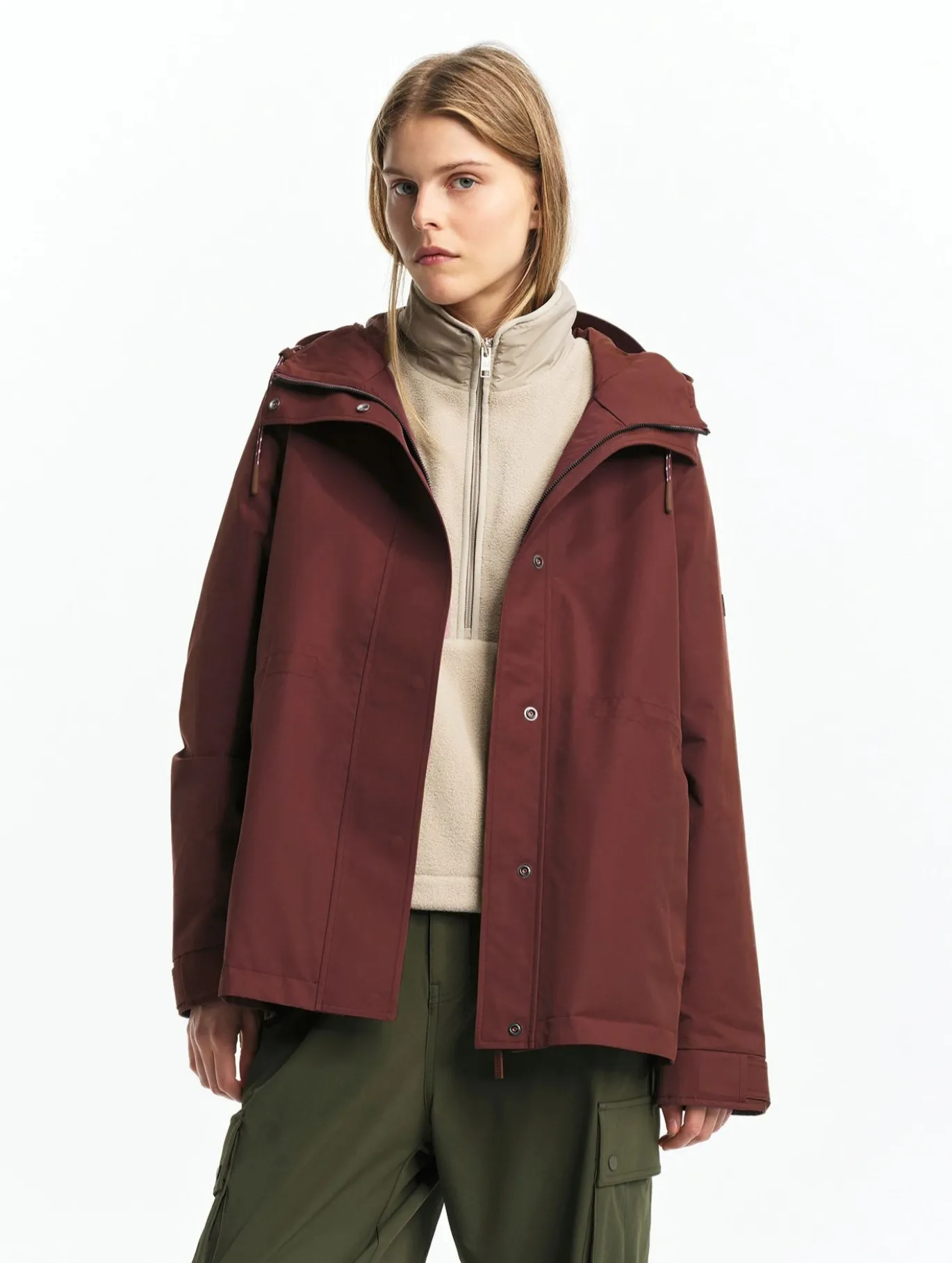 Parka MTD™ courte fishtail - Bordeaux