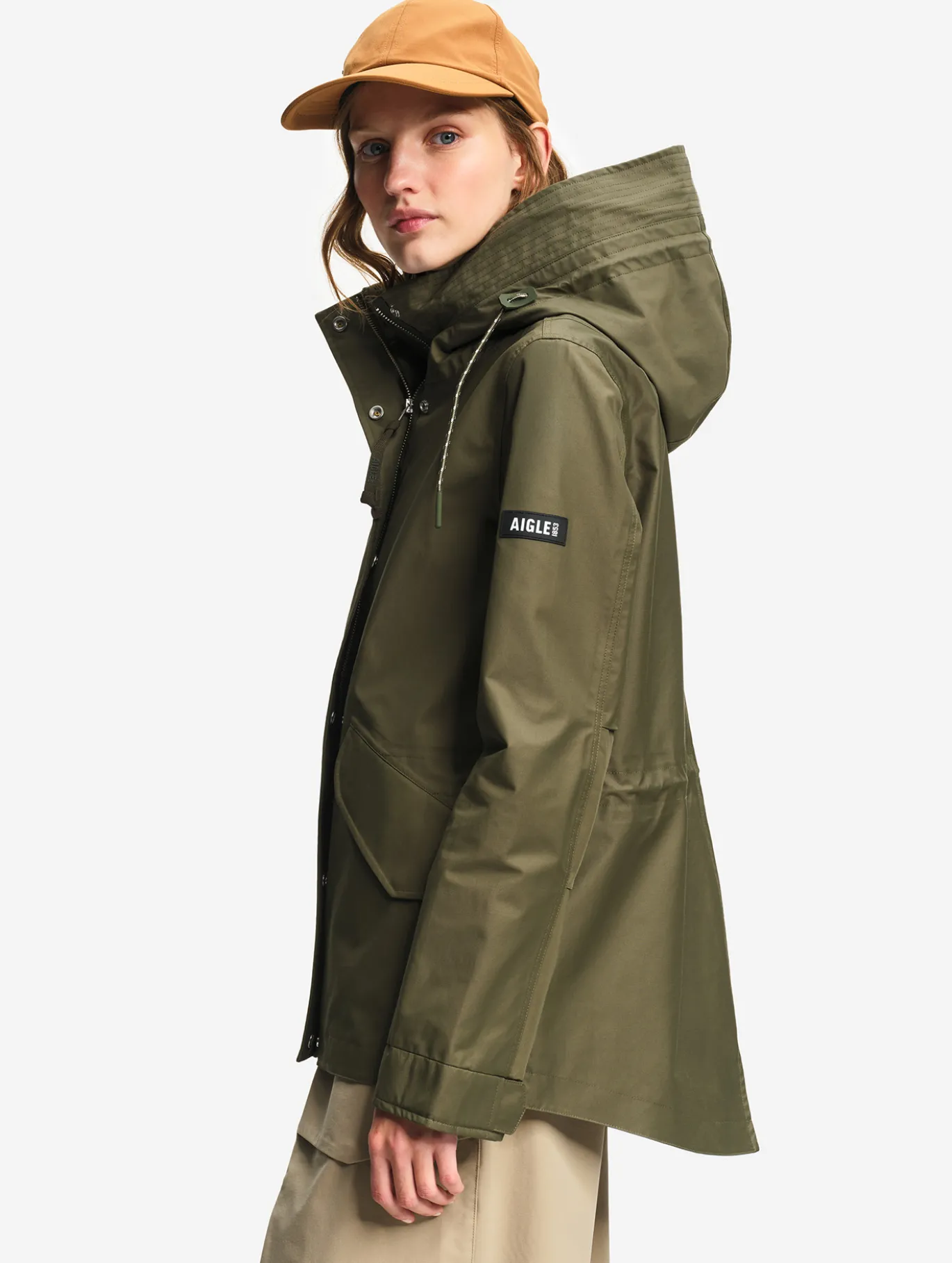 Parka MTD™ courte fishtail - Kaki