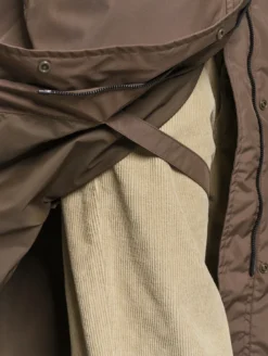 Parka MTD™ de vélo longue à fentes - Marron