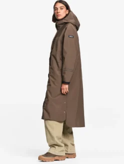 Parka MTD™ de vélo longue à fentes - Marron