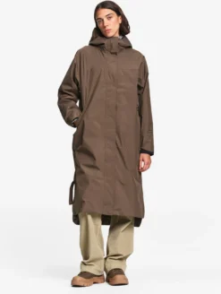 Parka MTD™ de vélo longue à fentes - Marron
