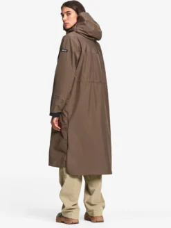 Parka MTD™ de vélo longue à fentes - Marron