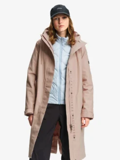 Parka MTD™ fishtail longue imperméable T-KIT™ - Beige