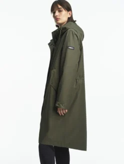Parka MTD™ fishtail longue imperméable T-KIT™ - Kaki