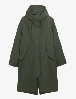 Parka MTD™ fishtail longue imperméable T-KIT™ - Kaki