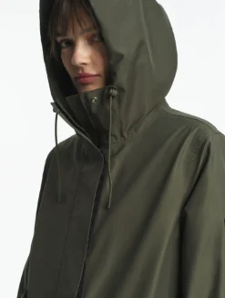 Parka MTD™ fishtail longue imperméable T-KIT™ - Kaki