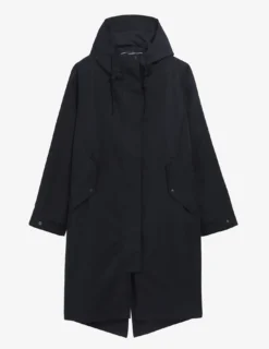 Parka MTD™ fishtail longue imperméable T-KIT™ - Noir